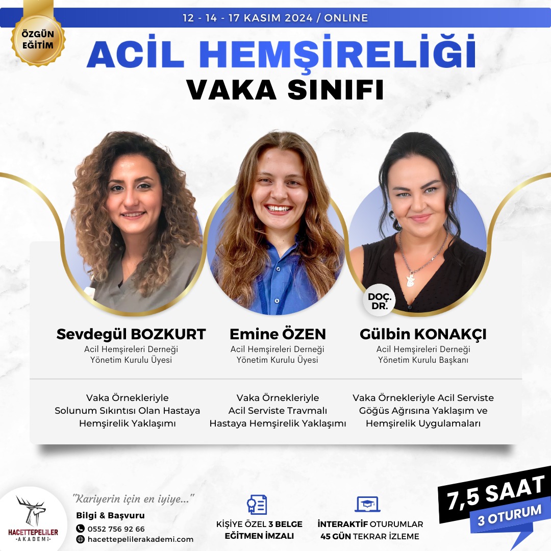 Acil Hemşireliği Vaka Sınıfı